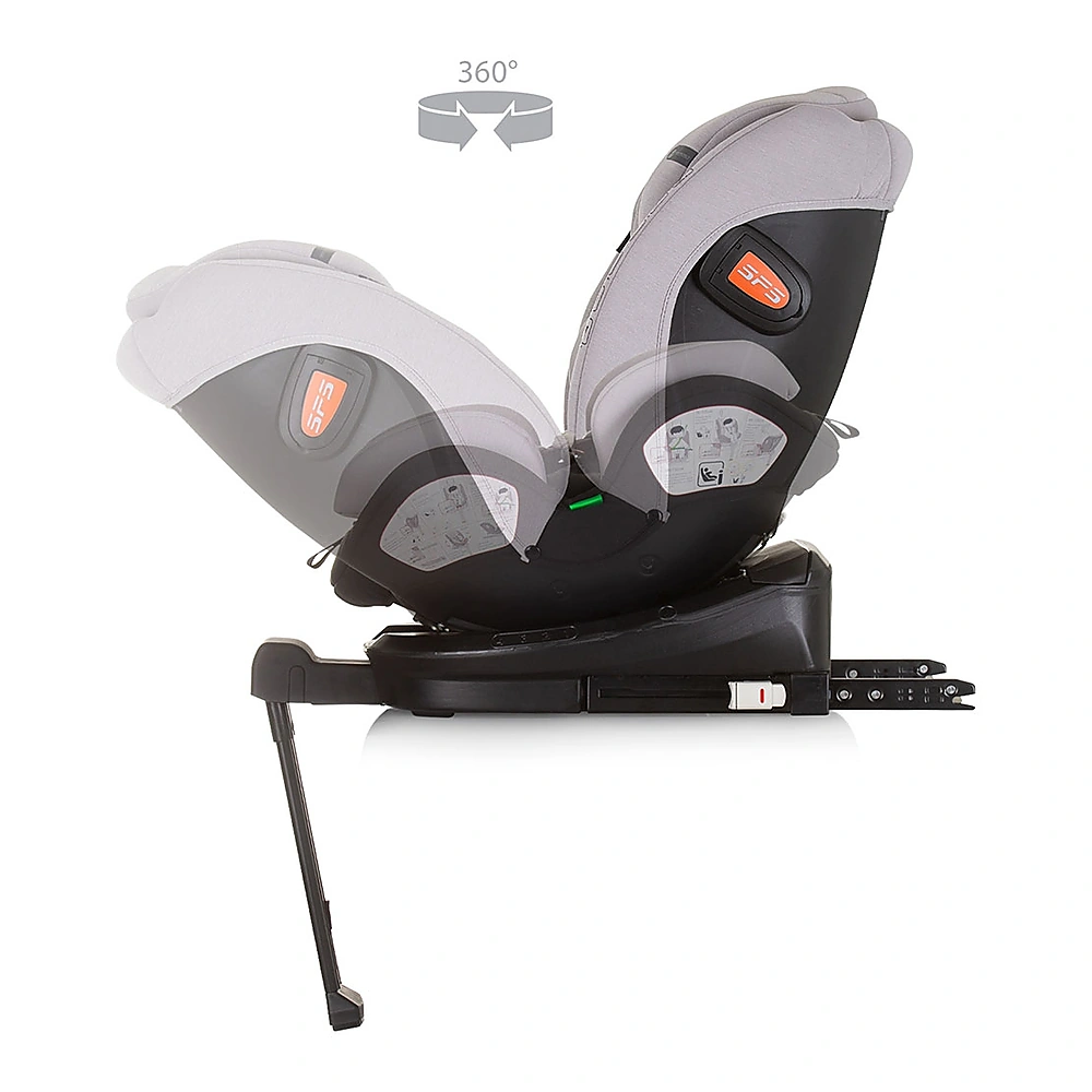 Scaun auto Chipolino Tourino Isofix Ash grey [6]