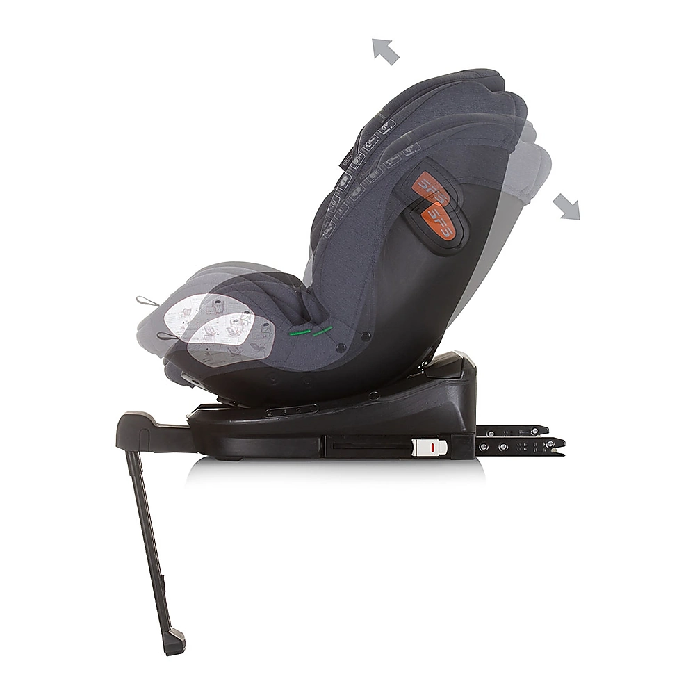 Scaun auto Chipolino Tourino Isofix Granite [4]