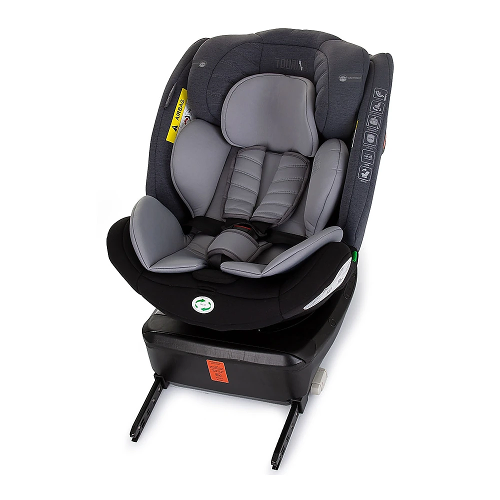 Scaun auto Chipolino Tourino Isofix Grey mix [9]