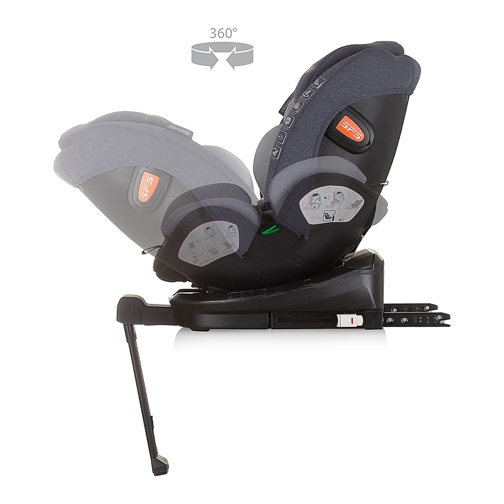 Scaun auto Chipolino Tourino Isofix Grey mix [6]