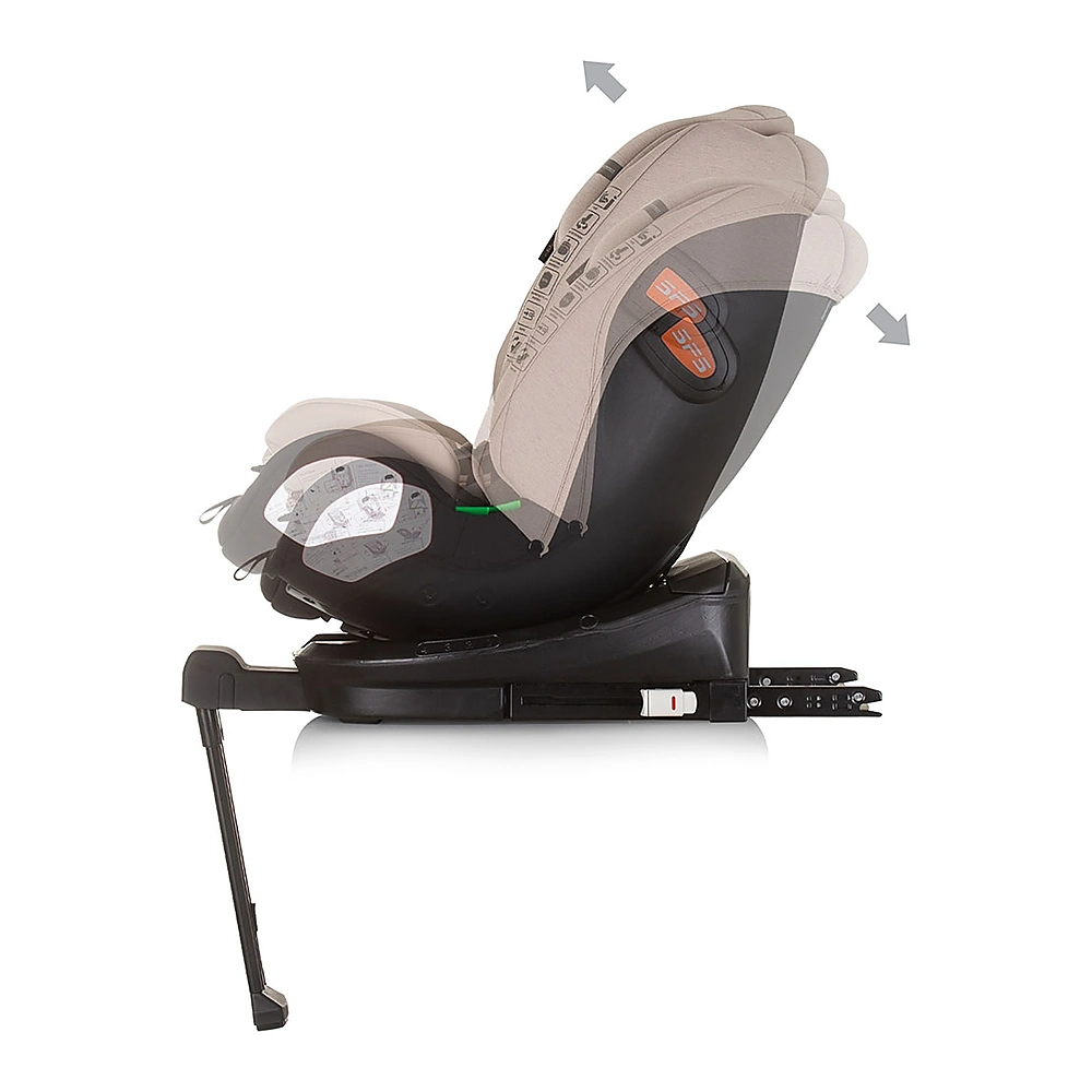 Scaun auto Chipolino Tourino Isofix Macadamia [4]