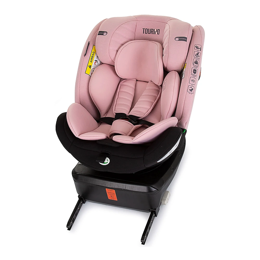 Scaun auto Chipolino Tourino Isofix Roz flamingo [9]