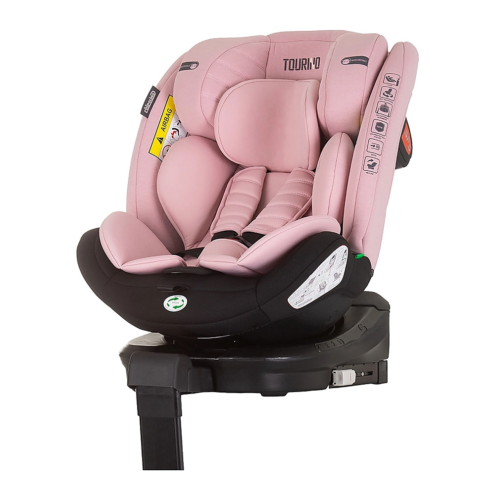 Scaune auto - Scaun auto Chipolino Tourino Isofix Roz flamingo