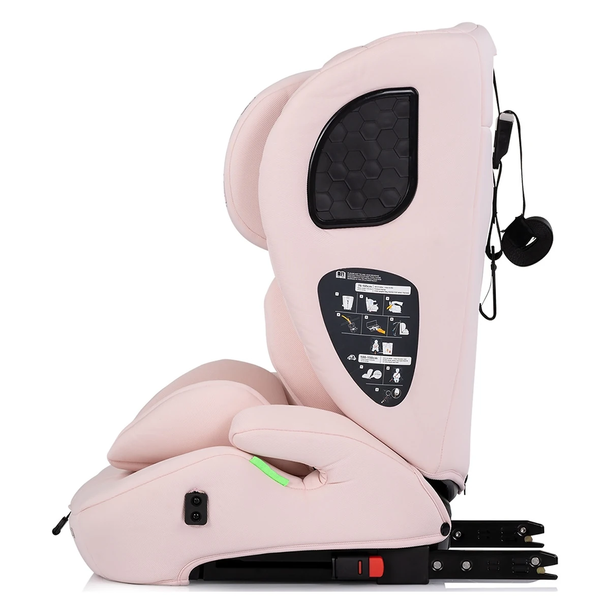 Scaun auto Chipolino Tycoon Iso I-Size 76-150 cm cu sistem Isofix, Pink marshmallow - Roz 15 luni [3]