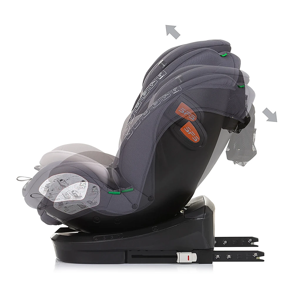 Scaun auto Chipolino Volare Isofix Granite [4]