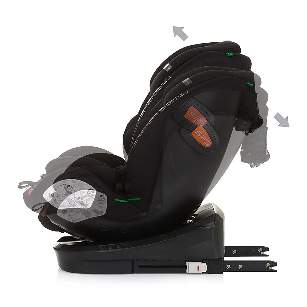 Scaun auto Chipolino Volare Isofix Obsidian [4]