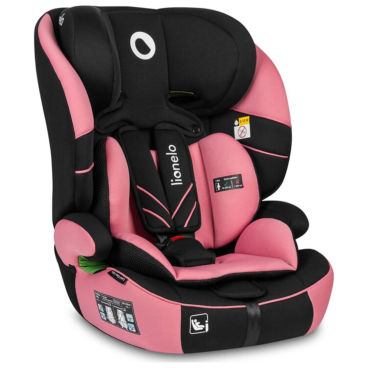 La plimbare - Scaun auto, Lionelo, Levi One i-Size, Universal, Instalare FWF, Cu tetiera reglabila in 10 pozitii, Cu spatar