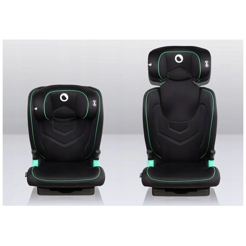 Lionelo - Scaun auto Neal Onix Spatar reglabil, Baza i-size, 15-36 Kg, cu Isofix, Conform cu standardul european de securitate ECE R129, Negru [16]