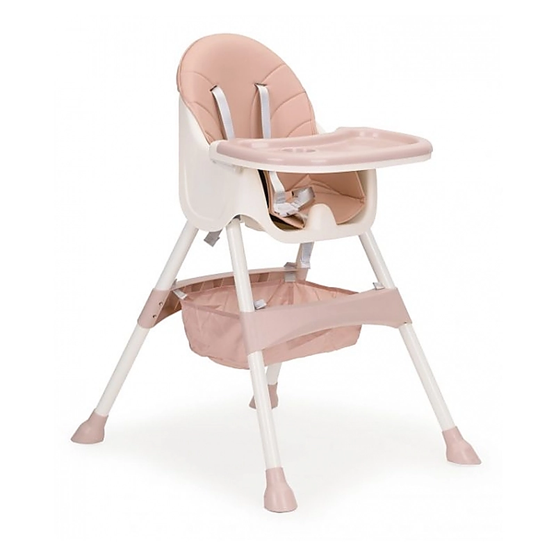 Scaun de masa 2 in 1 Ecotoys - Roz 6 luni [1]