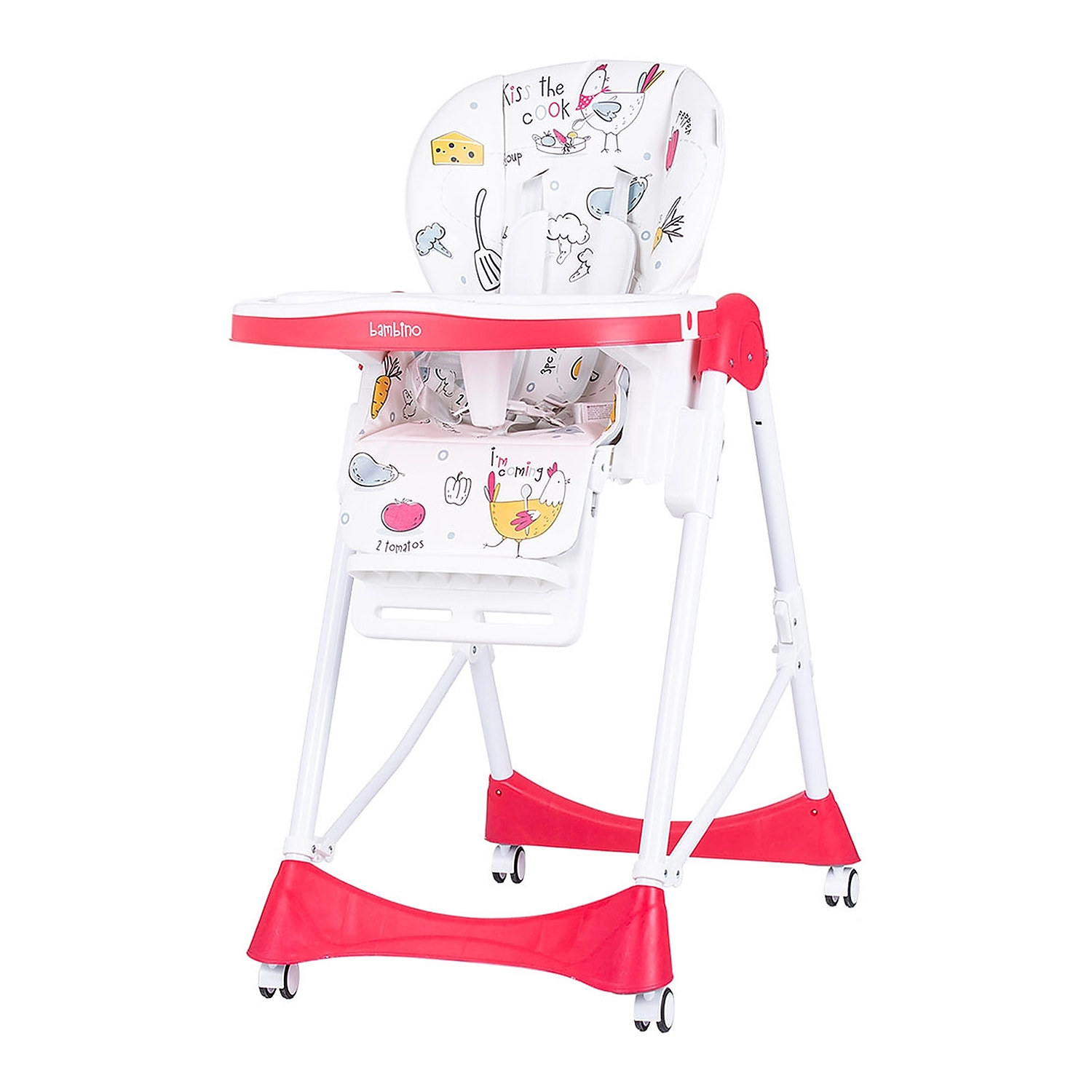 Ora mesei - Scaun de masa Chipolino Bambino, Poppy