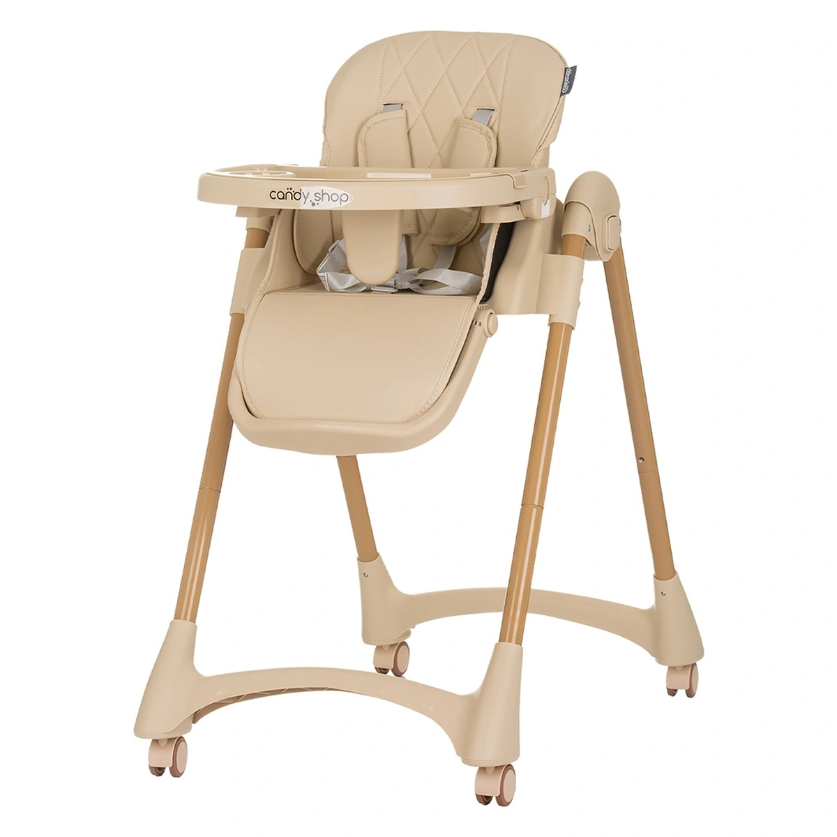 Scaune de masa - Scaun de masa Chipolino Candy Shop - Macadamia