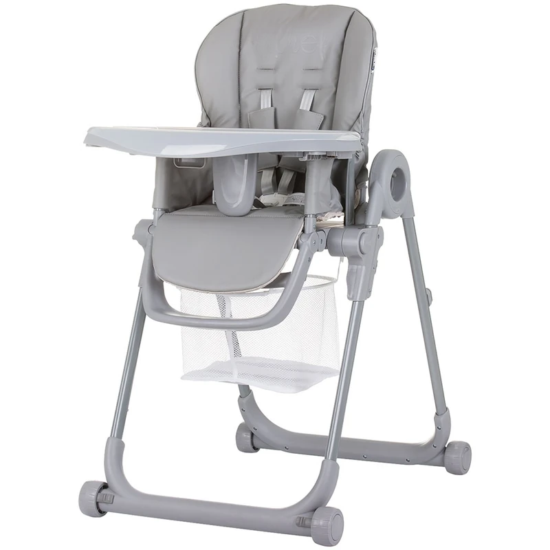 Ora mesei - Scaun de masa Chipolino Master Chef pure grey