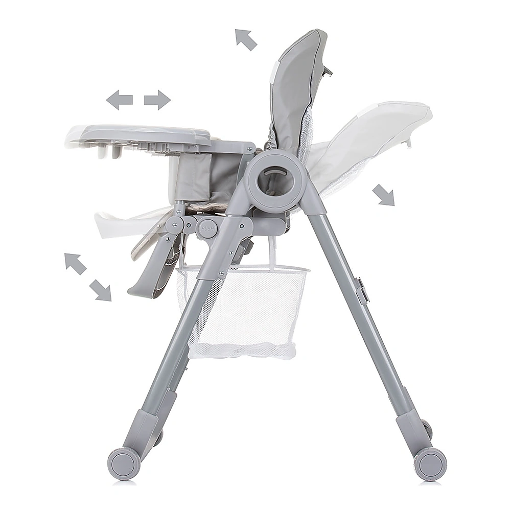 Scaun de masa Chipolino Master Chef pure grey [4]