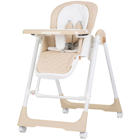 Ora mesei - Scaun de masa Chipolino Milk Shake 2 in 1, Beige