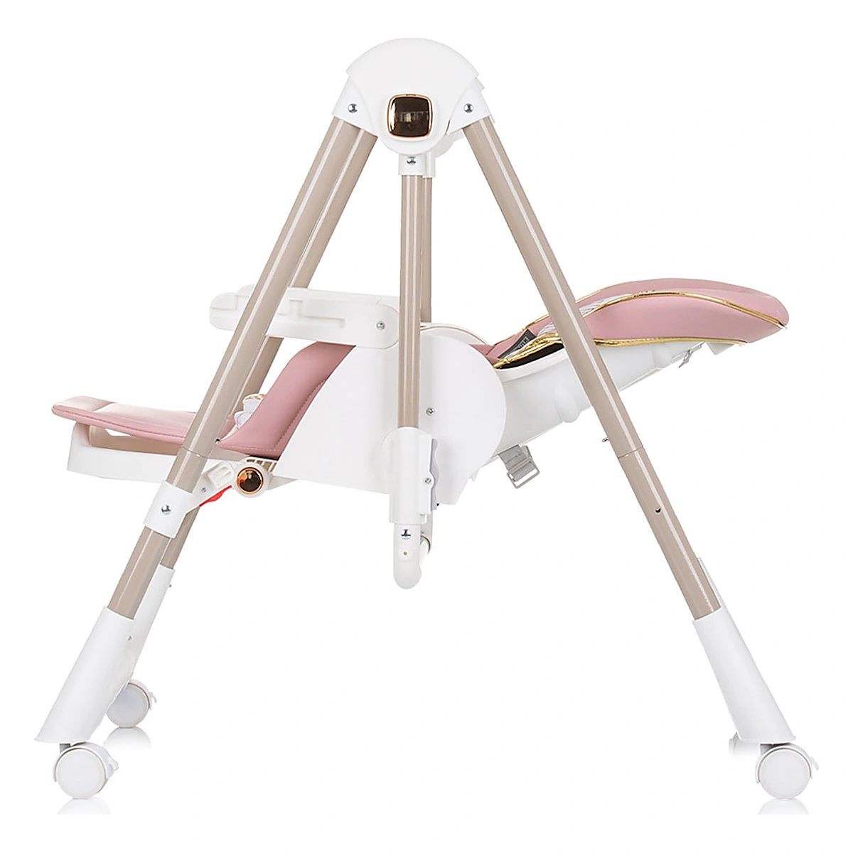Scaun de masa Chipolino Milk Shake 2 in 1, Flamingo 6 luni [6]