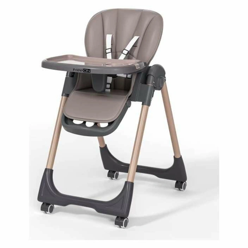 Ora mesei - Scaun de masa, FreeON, Kai, Pana la 15 kg, Reglare spatar in 4 pozitii, 6-36 luni, Coffee
