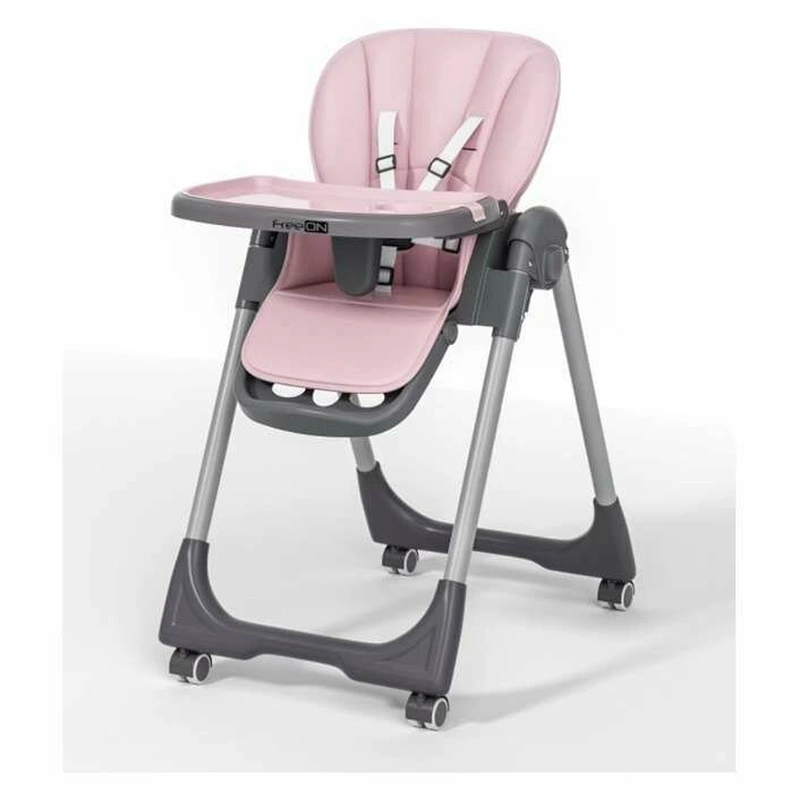 Ora mesei - Scaun de masa, FreeON, Kai, Pana la 15 kg, Reglare spatar in 4 pozitii, 6-36 luni, Pink