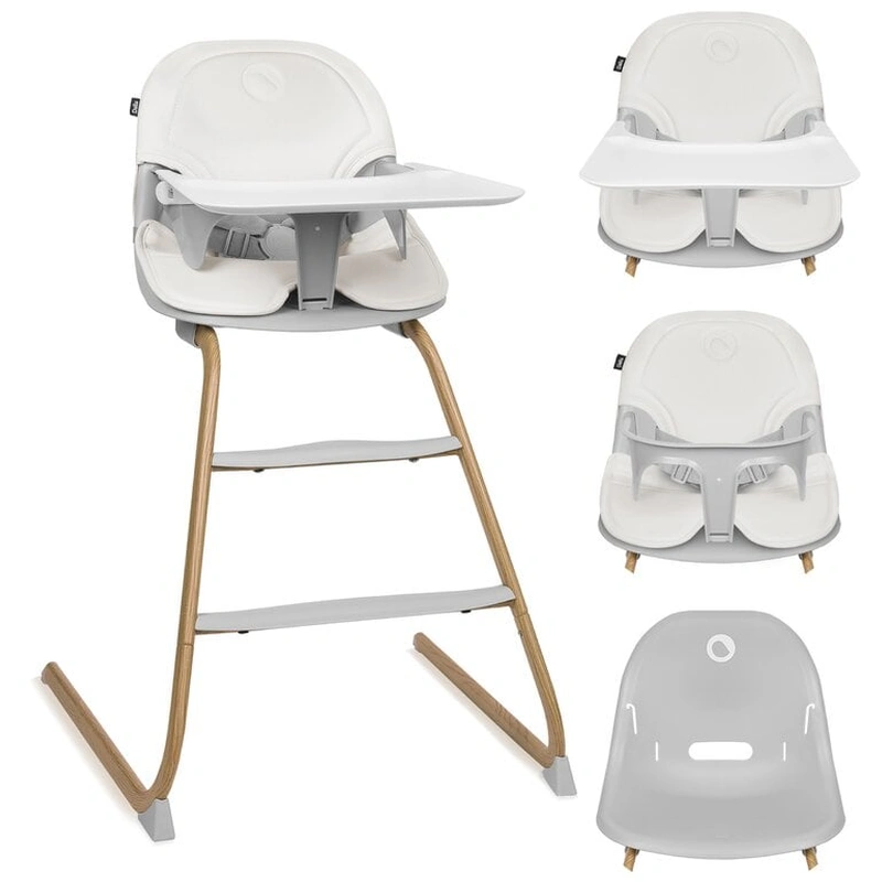 Scaun de masa, Lionelo, Dalia, 2 in 1, Transformabil, Gri [17]