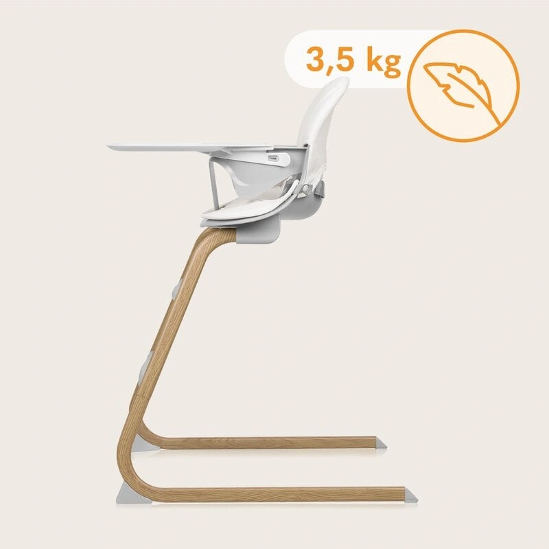Scaun de masa, Lionelo, Dalia, 2 in 1, Transformabil, Gri [25]