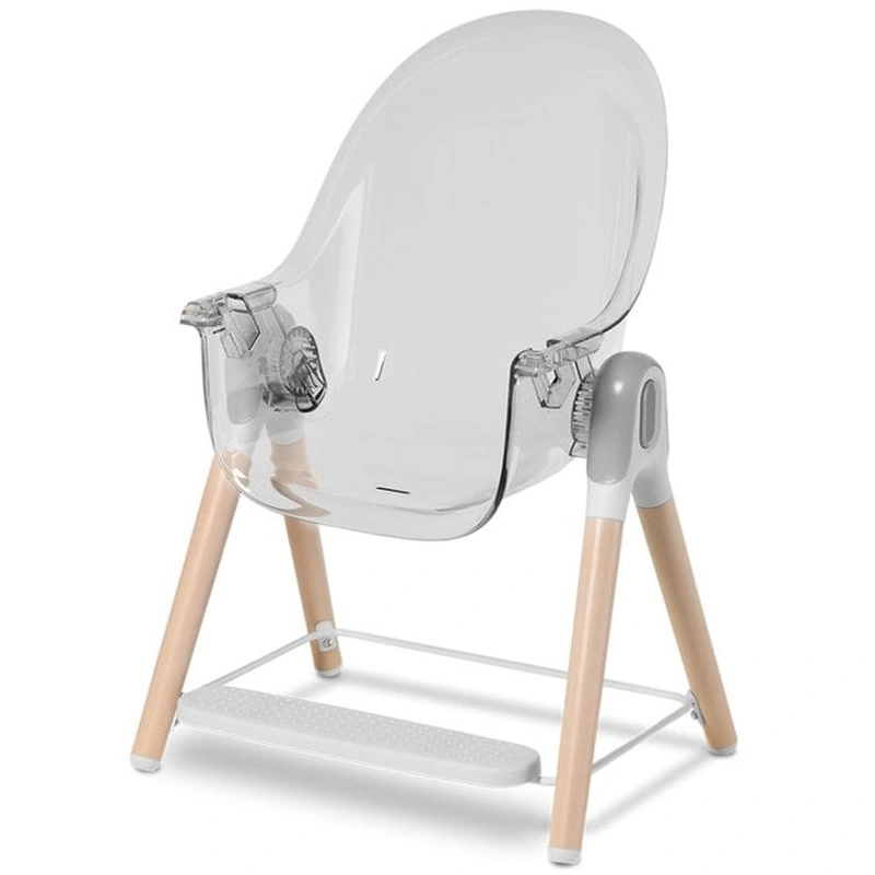 Lionelo - Scaun de masa Maya, 2 in 1, Transformabil, 3 pozitii de inclinare, Conform cu standardele europeane de securitate EN14988, EN12790, White [14]
