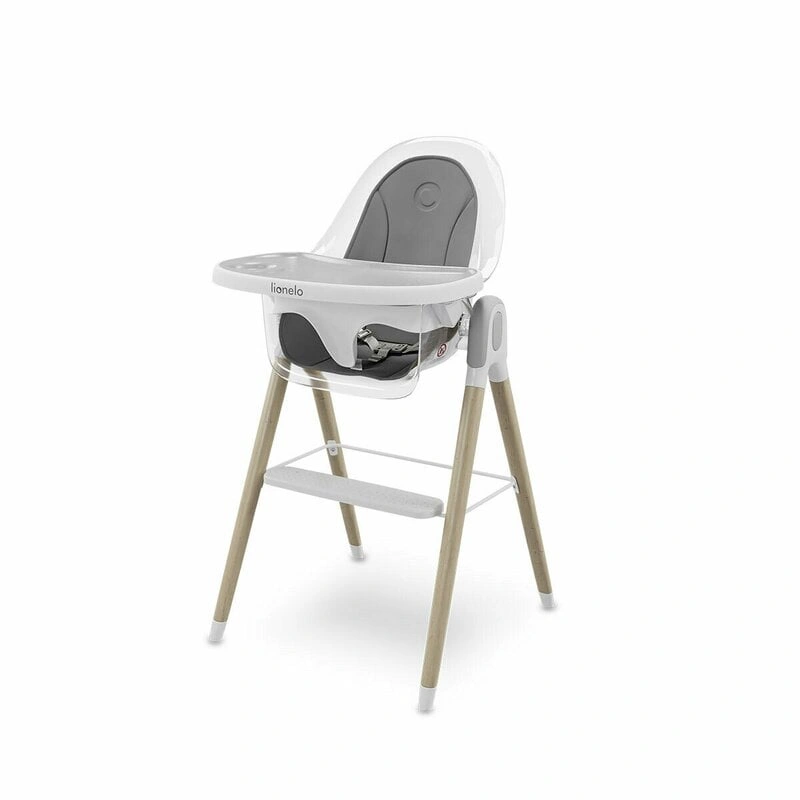 Scaune de masa - Lionelo - Scaun de masa Maya, 2 in 1, Transformabil, 3 pozitii de inclinare, Conform cu standardele europeane de securitate EN14988, EN12790, White