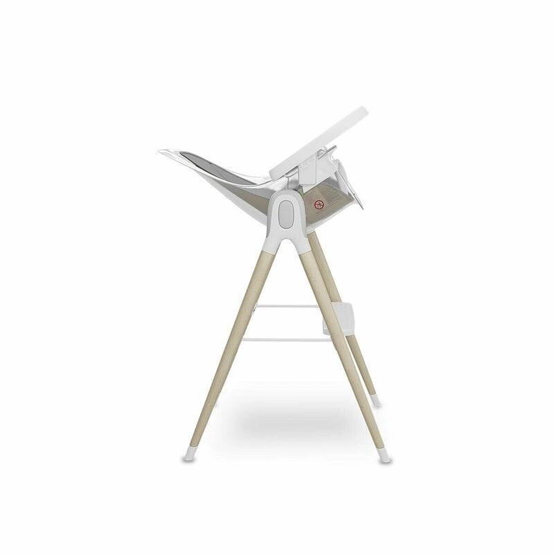 Lionelo - Scaun de masa Maya, 2 in 1, Transformabil, 3 pozitii de inclinare, Conform cu standardele europeane de securitate EN14988, EN12790, White [9]