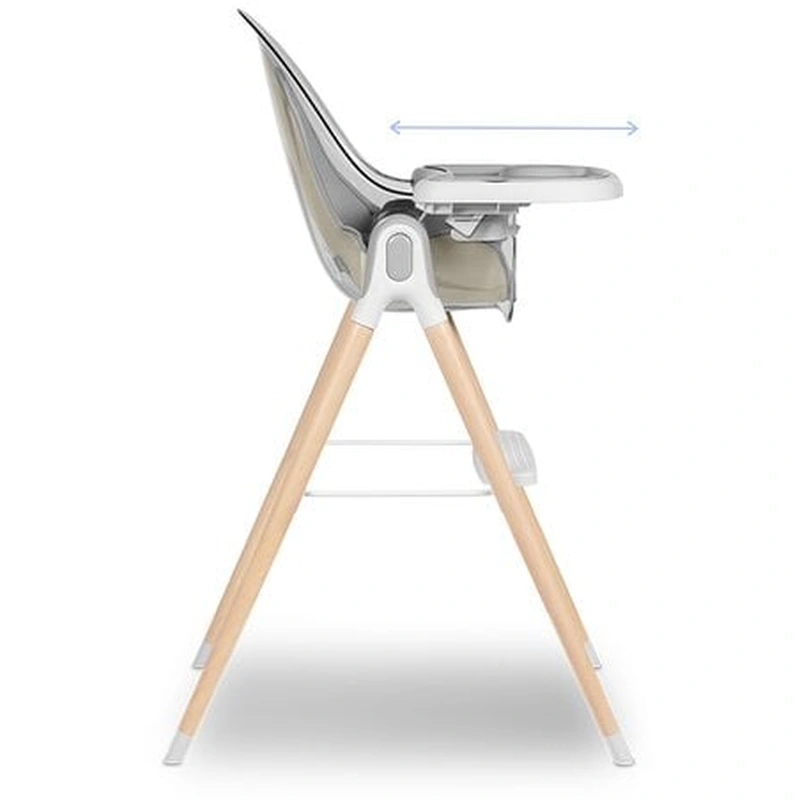 Lionelo - Scaun de masa Maya, 2 in 1, Transformabil, 3 pozitii de inclinare, Conform cu standardele europeane de securitate EN14988, EN12790, White [17]