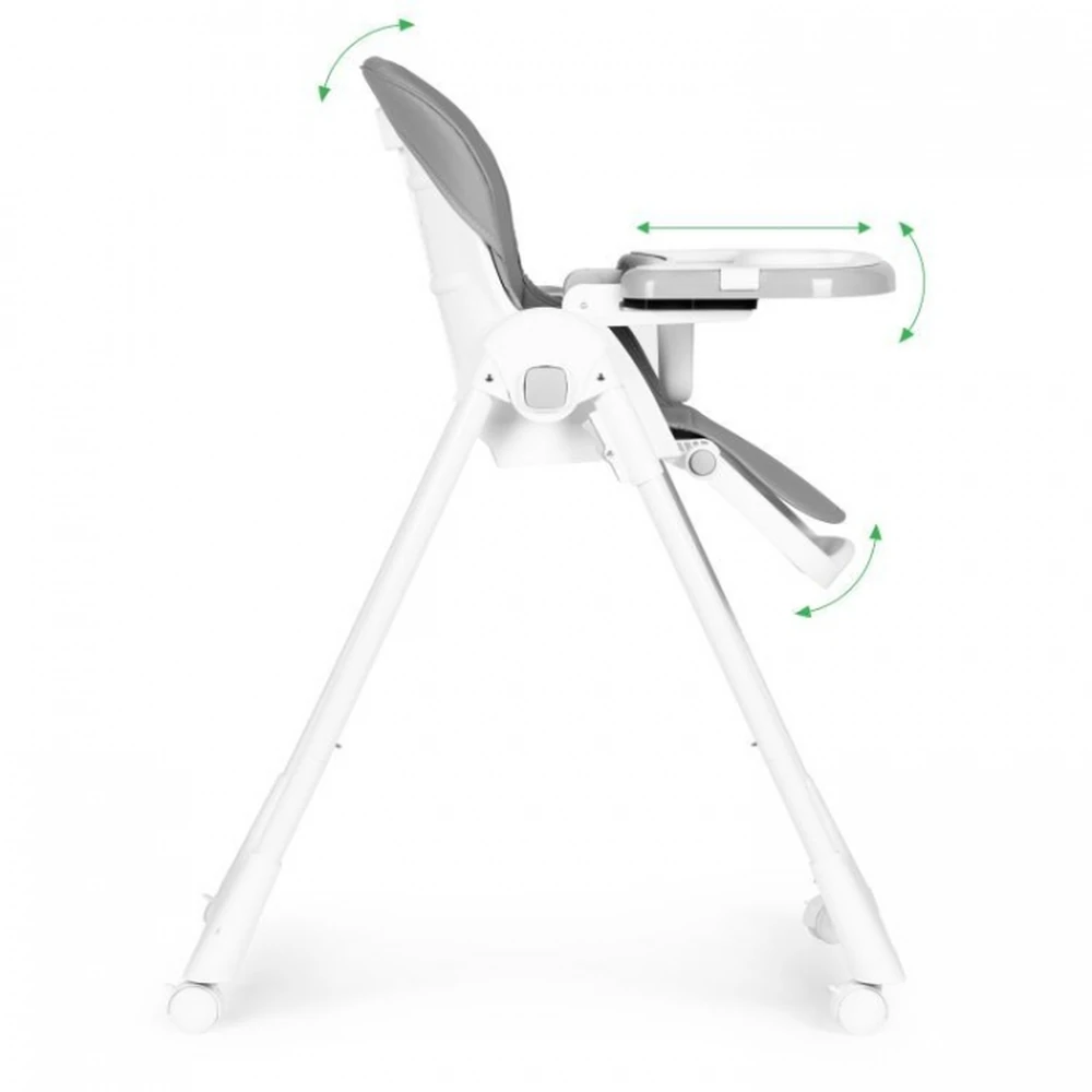 Scaun de masa pentru copii Ecotoys - Gri inchis [3]