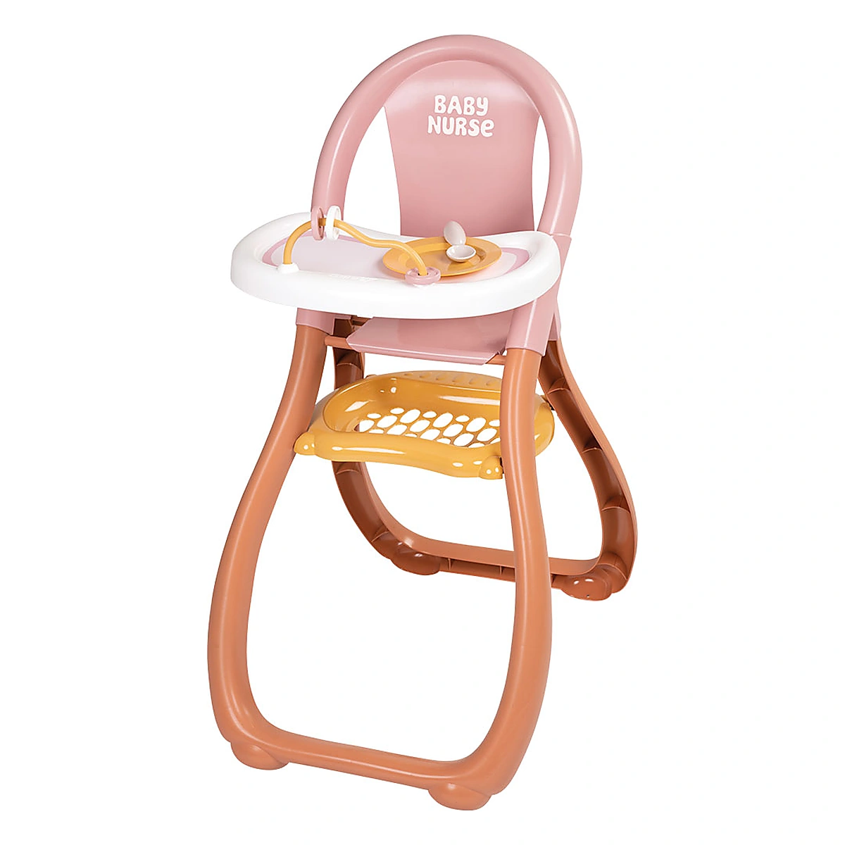 Mobilier pentru papusi - Scaun de masa pentru papusa Smoby Baby Nurse Highchair 2 ani +