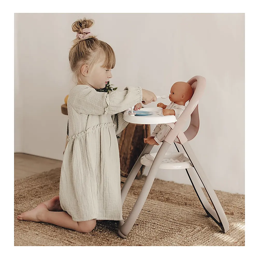 Scaun de masa pentru papusi Smoby Baby Nurse maro [5]