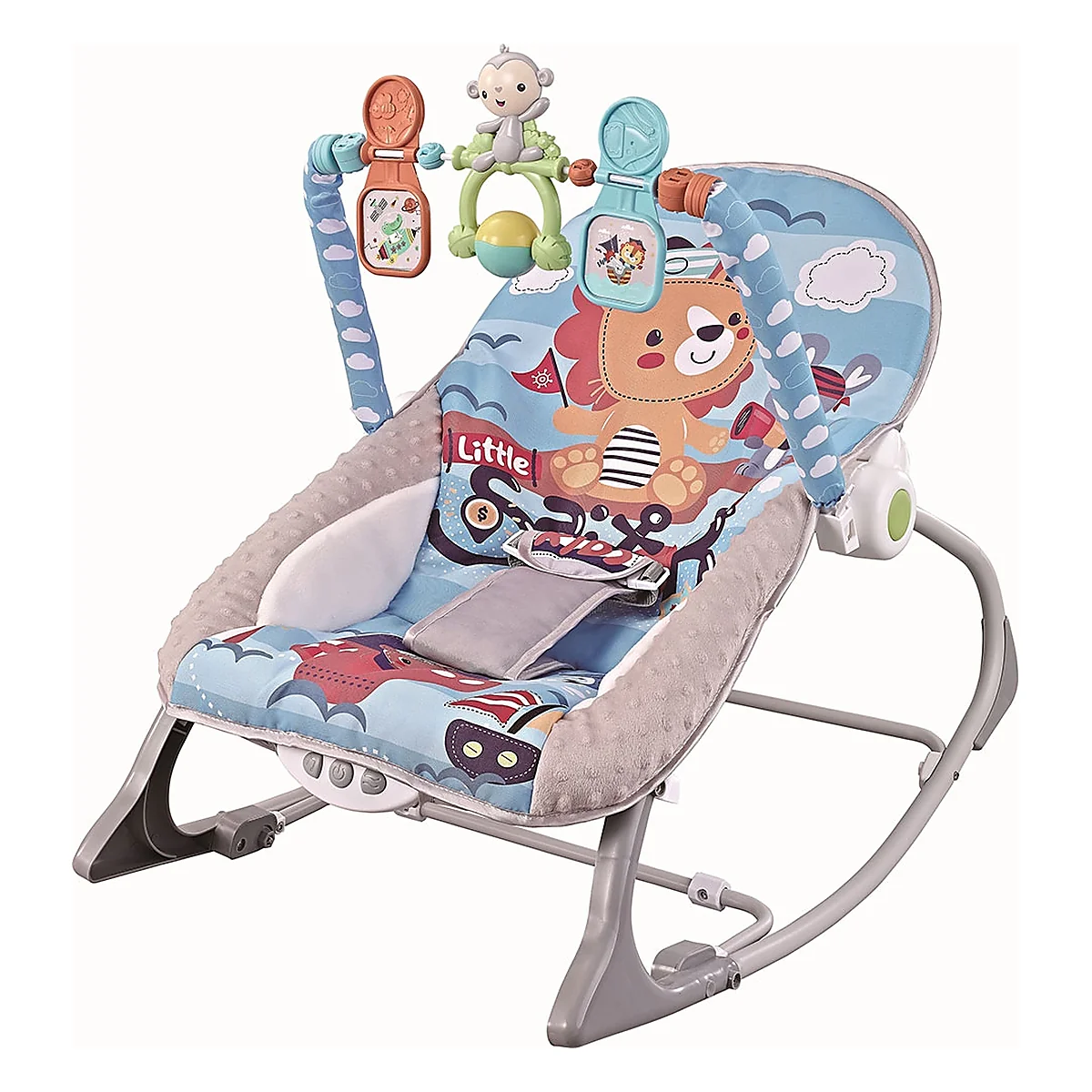 Balansoare si leagane bebelusi - Scaunel balansoar Chipolino Baby Spa, Blue