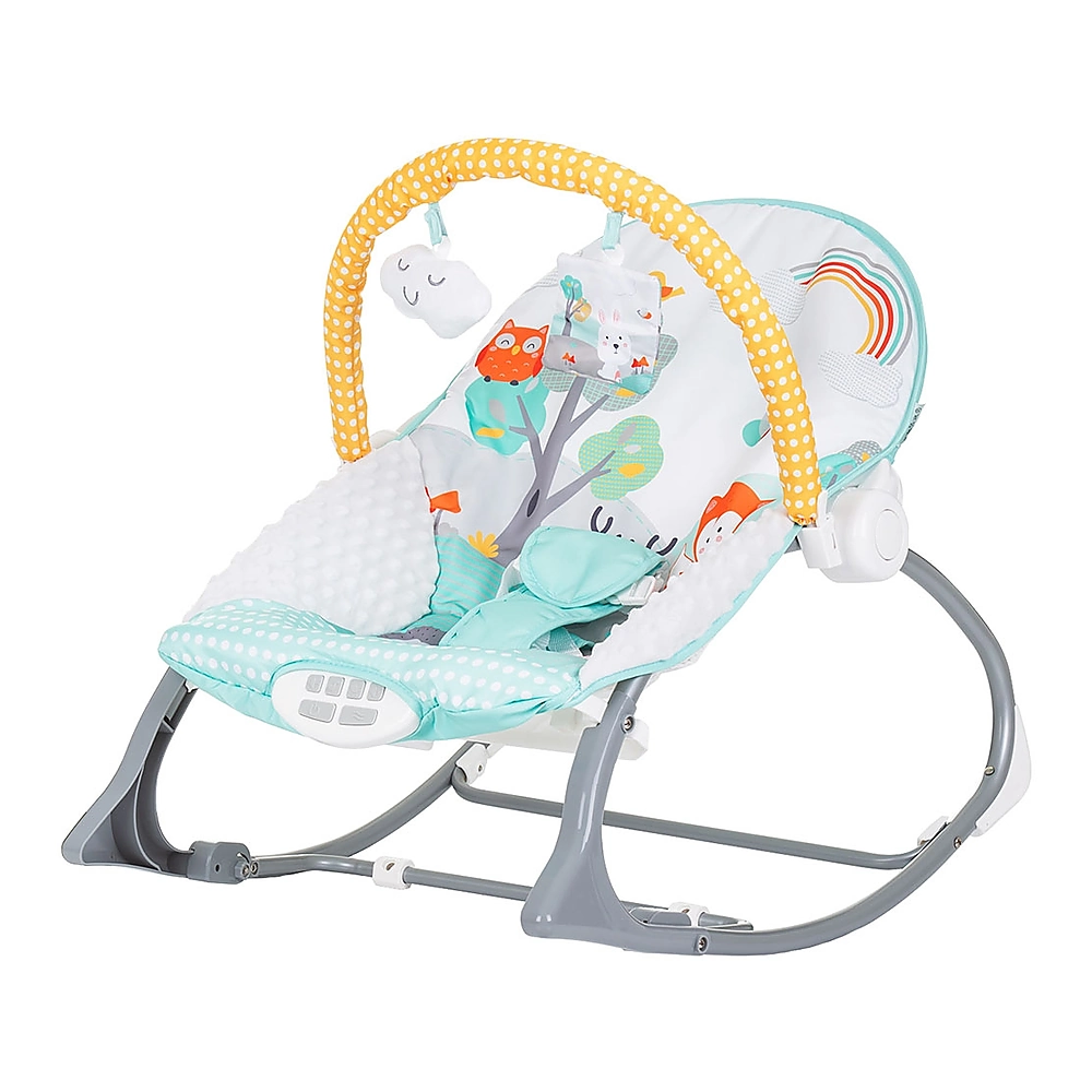 Balansoare si leagane bebelusi - Scaunel balansoar Chipolino Melody green