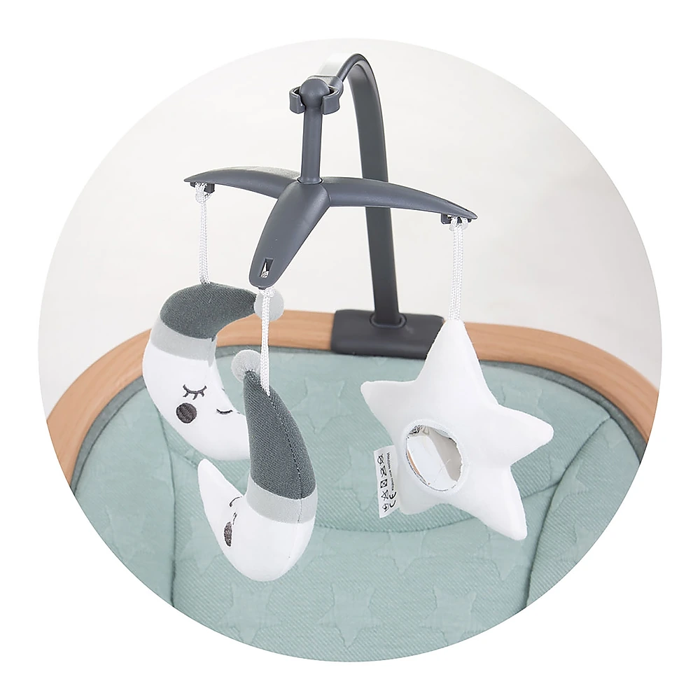 Scaunel balansoar Chipolino Velvet aloe wood [4]