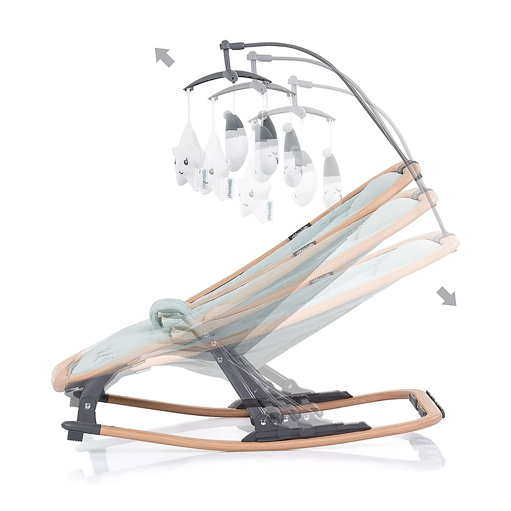 Scaunel balansoar Chipolino Velvet aloe wood [2]