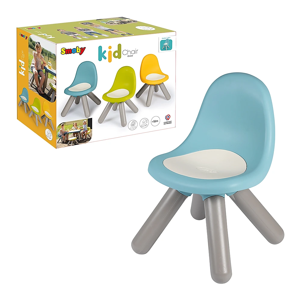 Scaunel cu spatar pentru copii Smoby albastru [4]