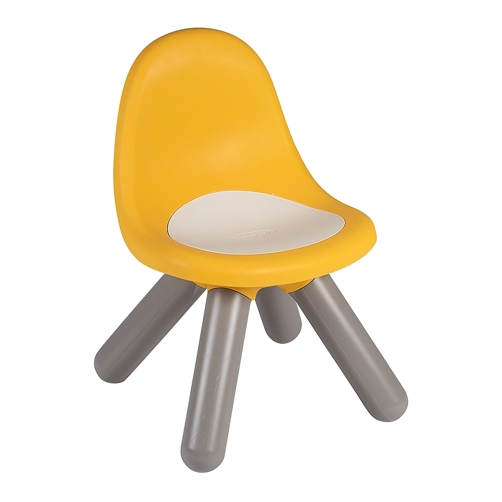 Scaunel cu spatar pentru copii Smoby galben [0]