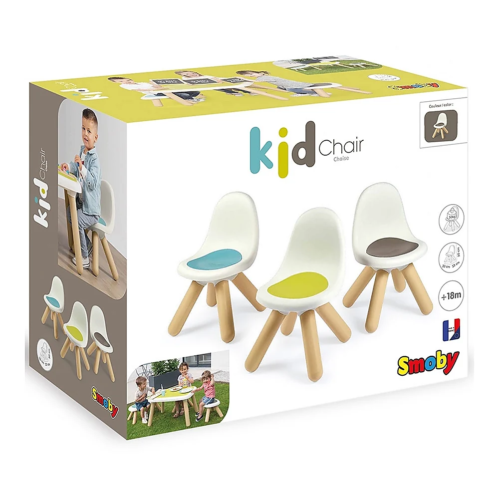 Scaunel cu spatar pentru copii Smoby gri [5]