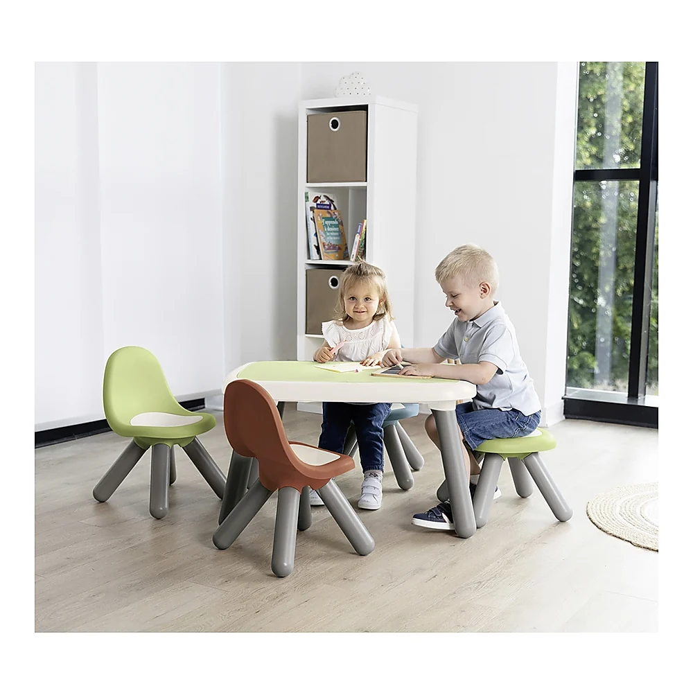 Scaunel cu spatar pentru copii Smoby Life, Albastru [5]