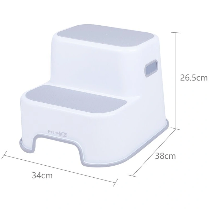 Scaunel Inaltator WC in Doua Trepte, FreeON, White & Grey [2]