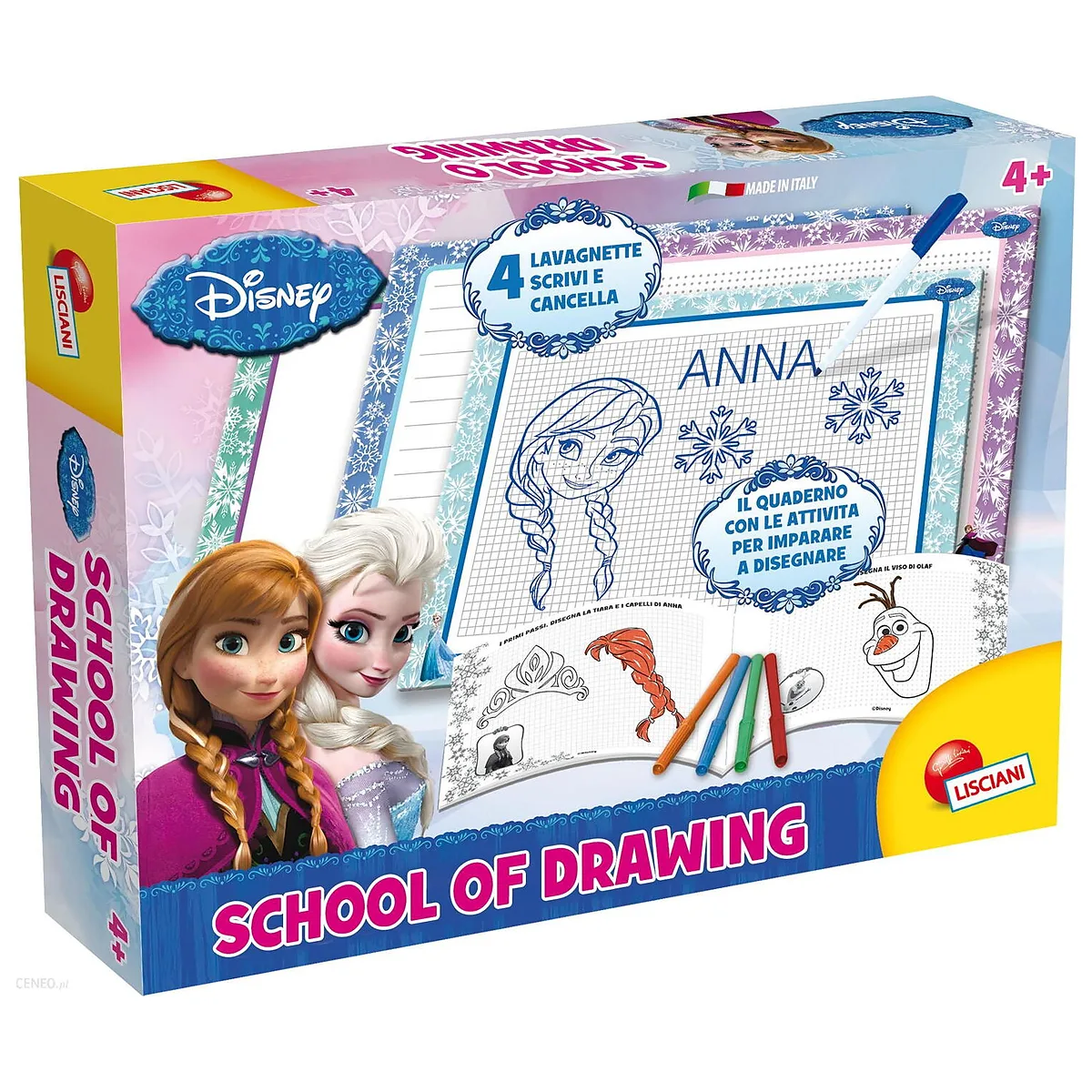 Desen, pictura si modelare - Scoala de desen - Frozen LISCIANI 4 ani+