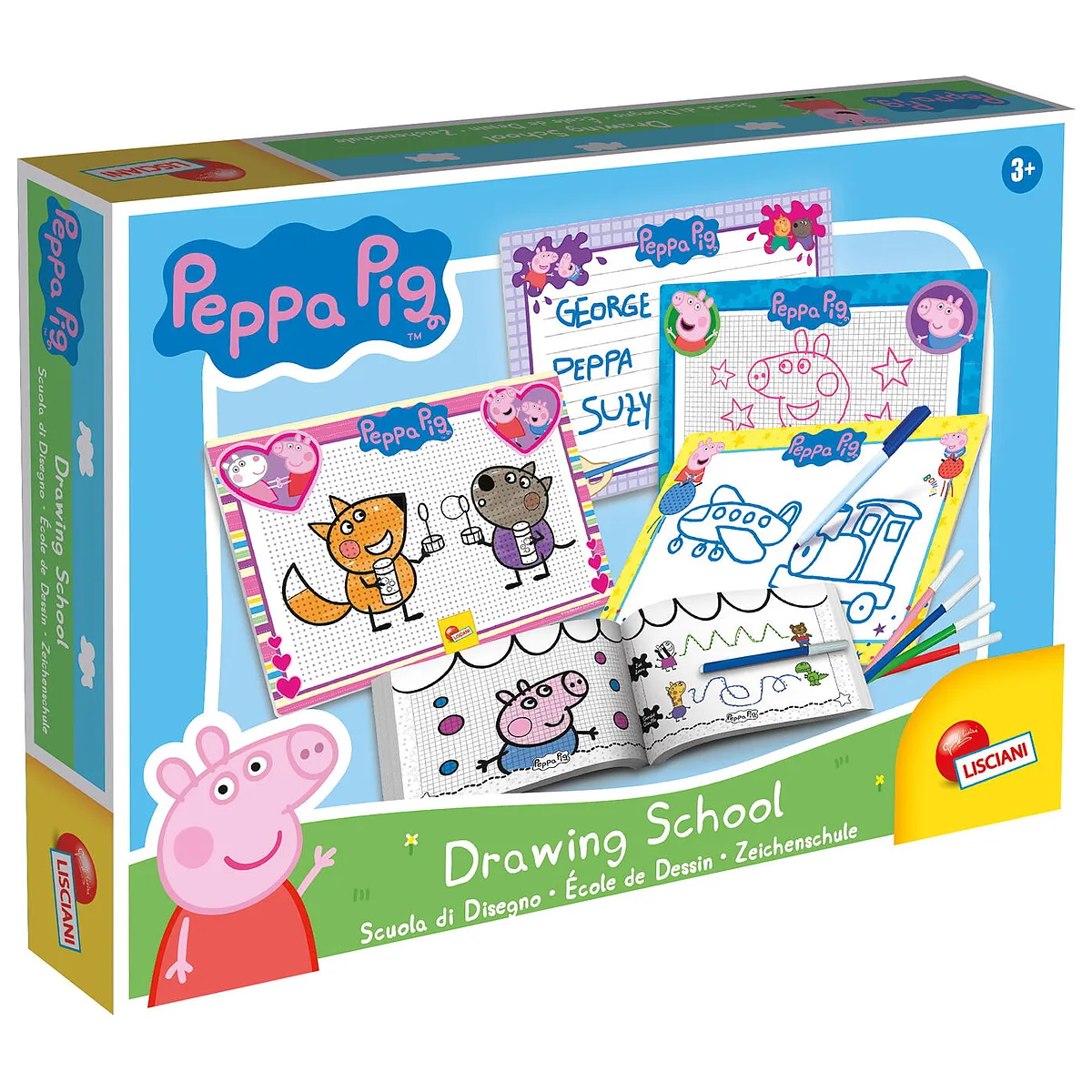 Desen, pictura si modelare - Scoala de desen - Peppa Pig LISCIANI 3 ani+