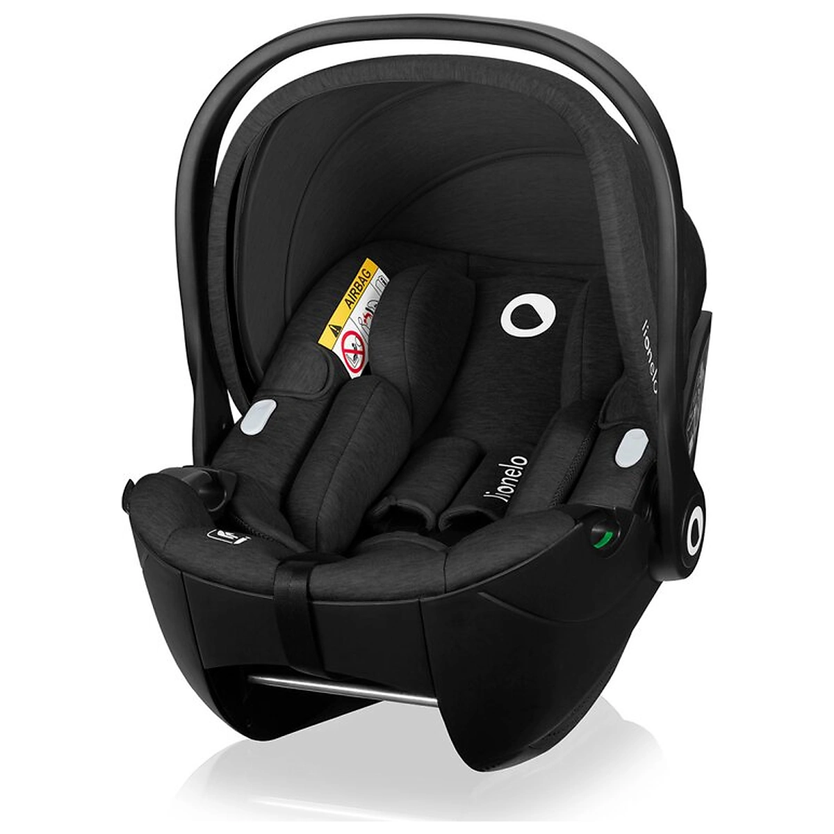 La plimbare - Scoica auto, Lionelo, Moxie, i-Size, 40-87 cm, Tetiera reglabila, intarita cu spuma de memorie, Carcasa ventilata, Din