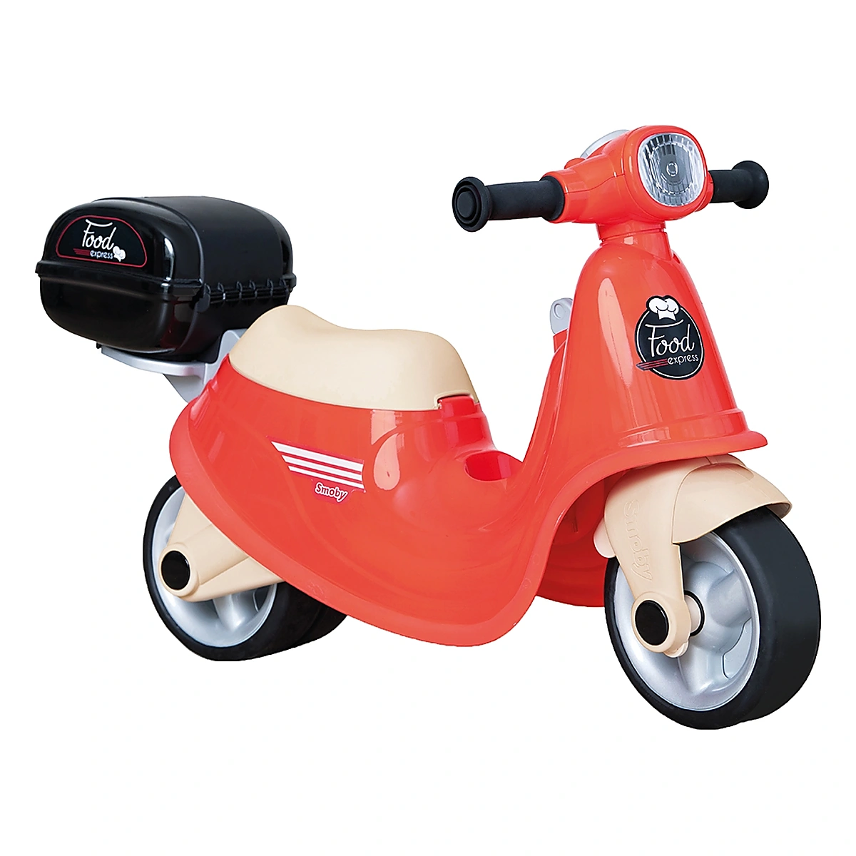 La plimbare - Scuter Smoby Scooter Ride-On Food Express, Rosu