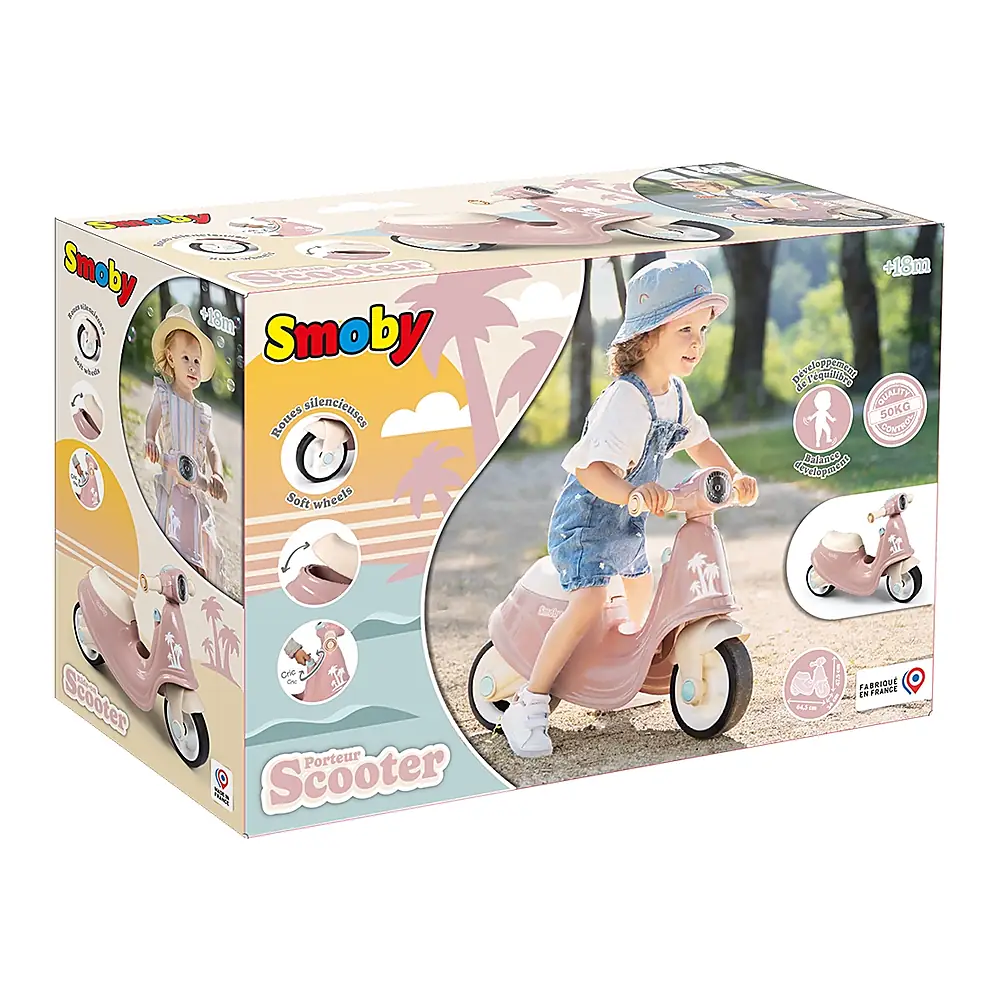 Scuter Smoby Scooter Ride-On roz [7]