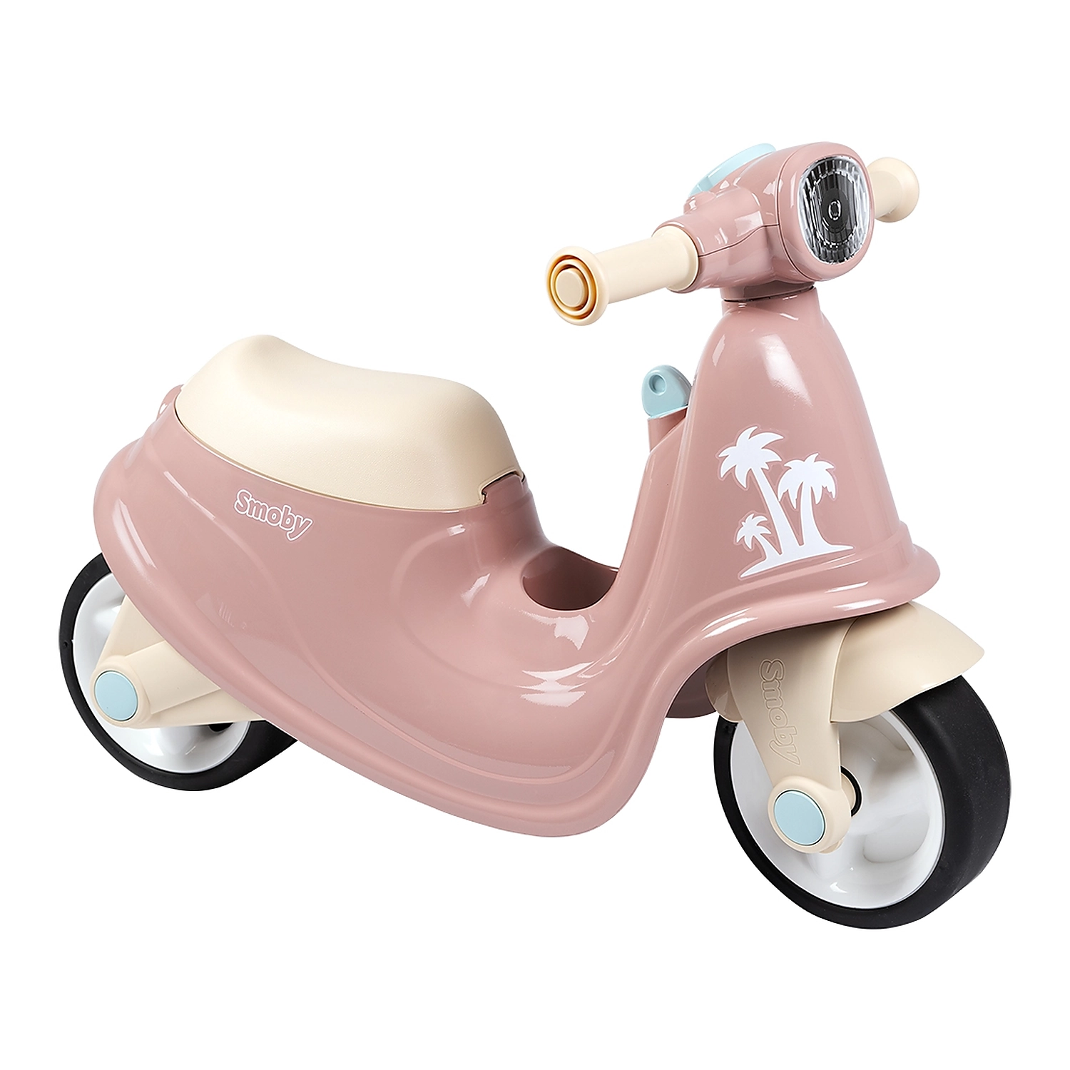 Masinute de impins pentru copii - Scuter Smoby Scooter Ride-On roz