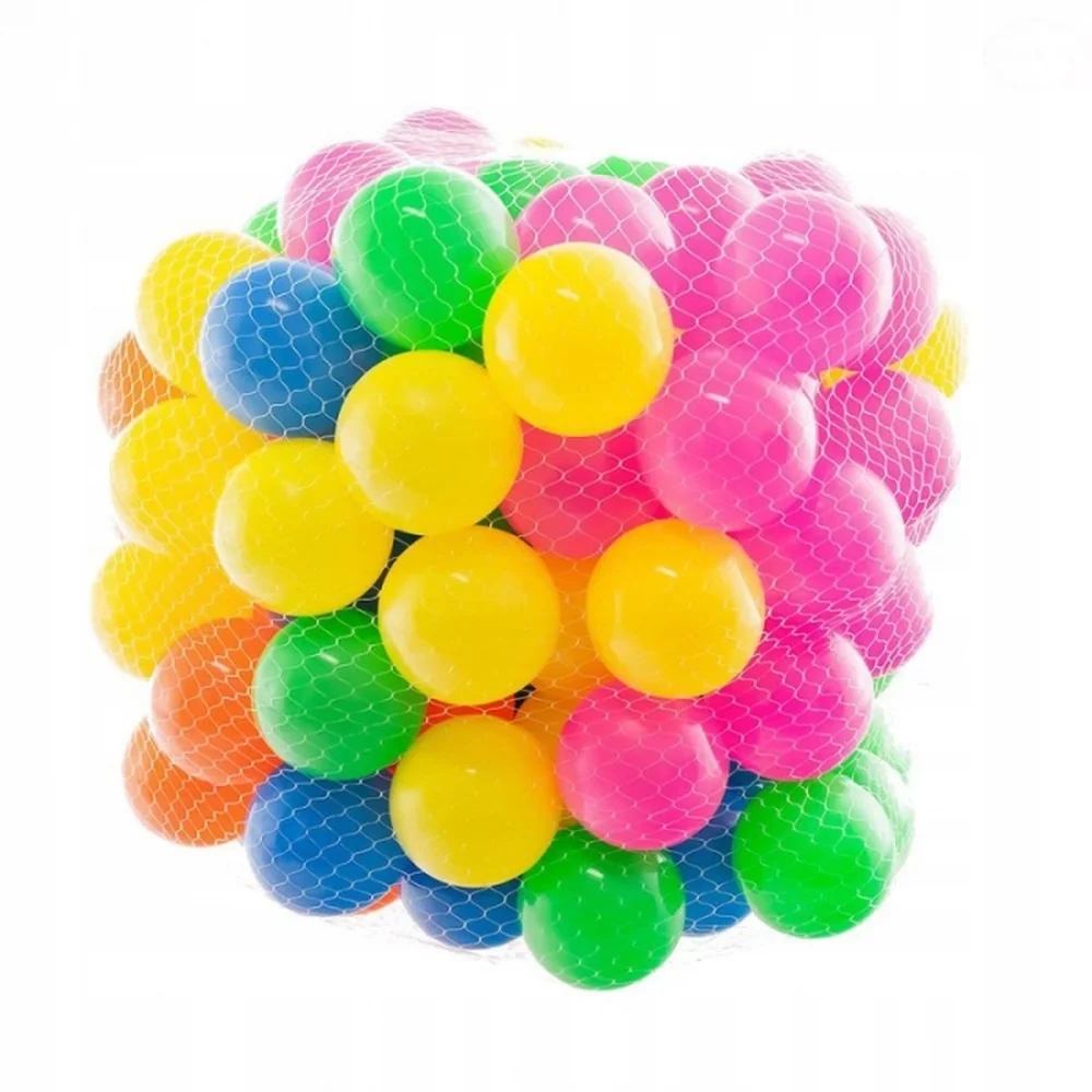 Jucarii - Set 100 bile colorate pentru diverse activitati EURObaby