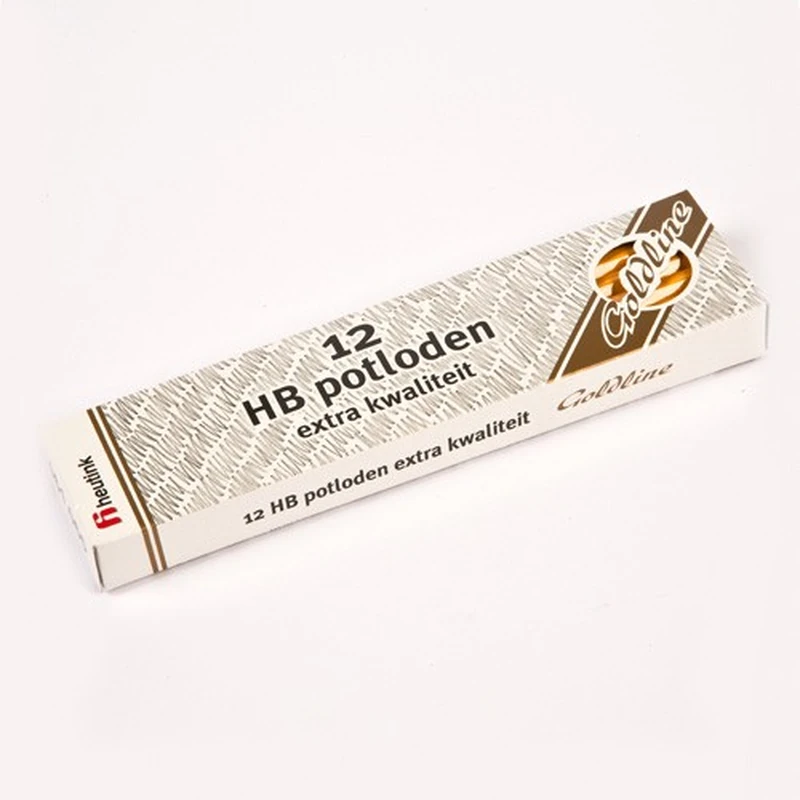 Set 12 creioane Goldline HB din lemn galben - Heutink [1]