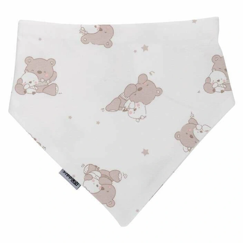 Set 2 bavete, Bubaba, Tip bandana, Cu 2 straturi pentru protectie optima, Bumbac, Hearts [4]