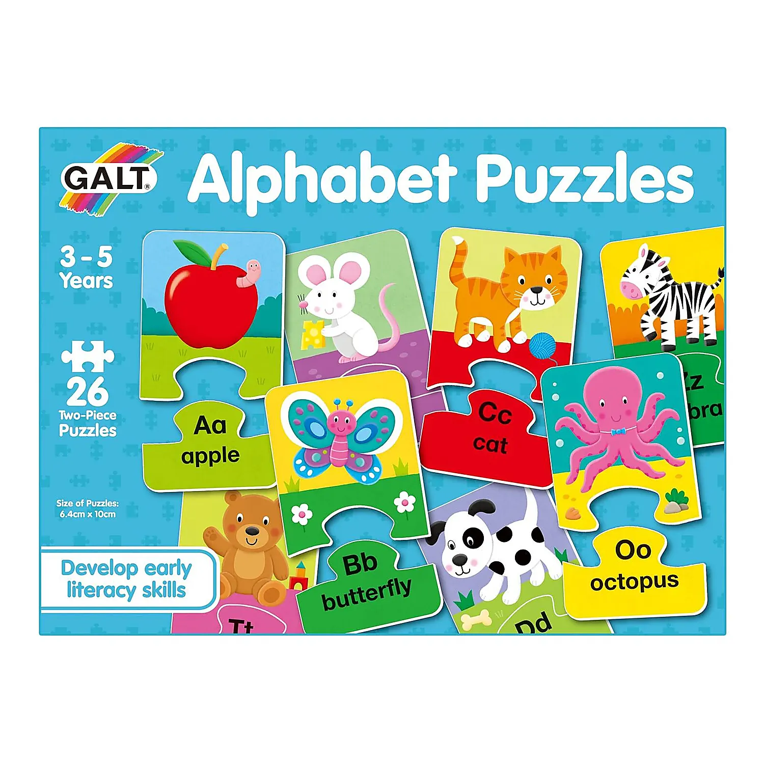 Puzzle-uri si incastre - Set 26 de puzzle-uri Alphabet (2 piese)