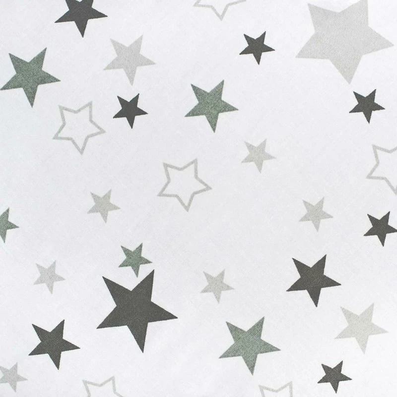 Set 3 piese, New Baby, Baby Nest, Cu paturica si pernuta, Grey stars [1]